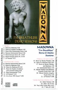 Madonna - I'm Breathless demos